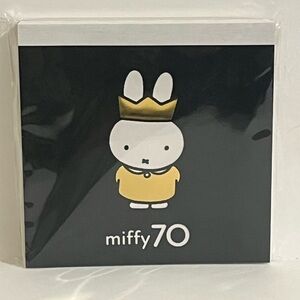 Miffy 70th Anniversary Small Square Memo Pad